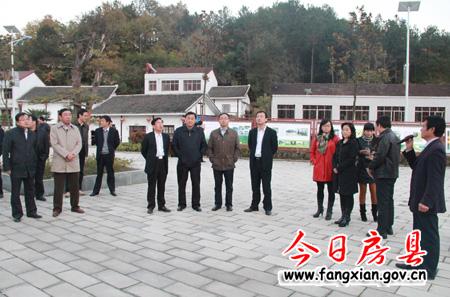 鄖西縣黨政考察團來我縣參觀考察