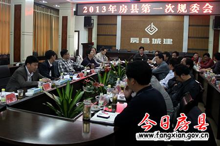 朱光洪主持召開縣規劃委員會2013年第一次會議