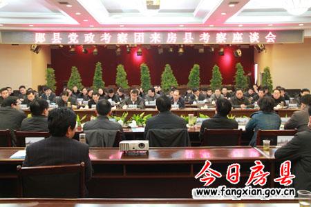 鄖縣黨政考察團(tuán)來(lái)我縣參觀考察