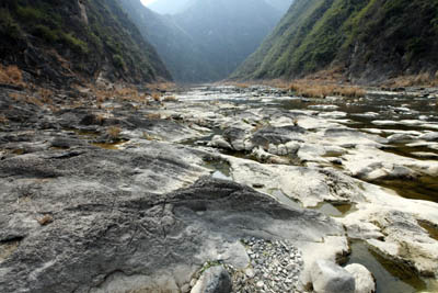 青峰六里峽古河床