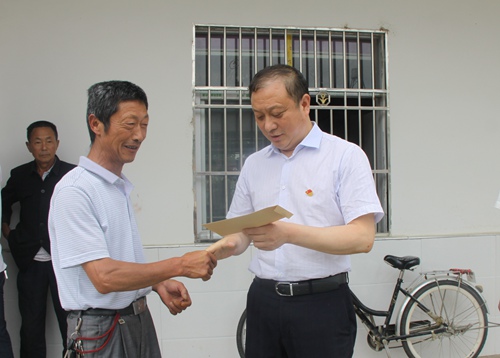 高明哲參加土城村6月份支部主題黨日活動