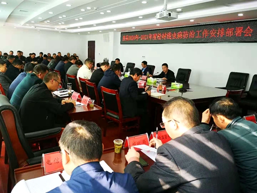 我縣召開2020-2021年度松材線蟲病防治工作安排部署會