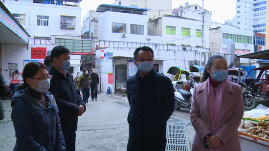 省督查組來我縣督查市場監管領域常態化疫情防控工作