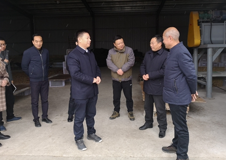 紀道清到青峰鎮(zhèn)調(diào)研督導脫貧攻堅工作