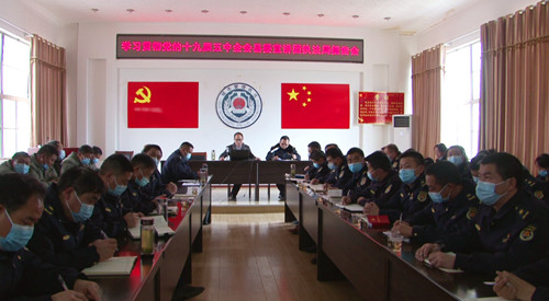 縣委宣講團到執法局宣講黨的十九屆五中全會精神