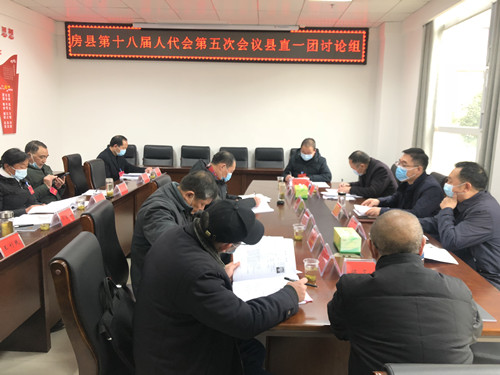 高勇參加縣十八屆人大五次會議縣直一團分組討論
