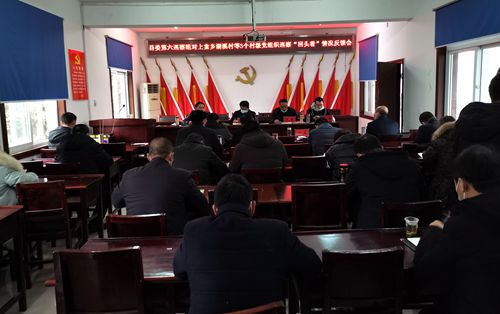 縣委第六巡察組向上龕鄉3個村級黨組織反饋巡察情況