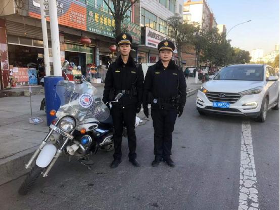 冬日寒意濃 城管暖人心