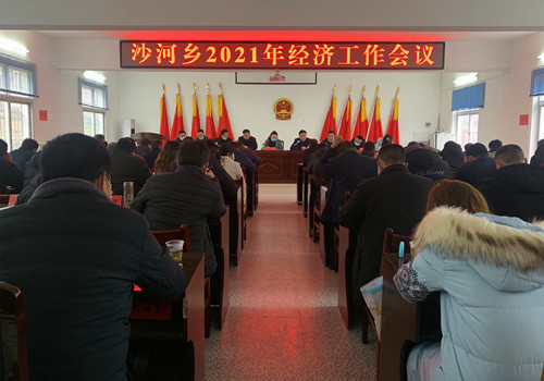 沙河鄉召開2021年經濟工作會議