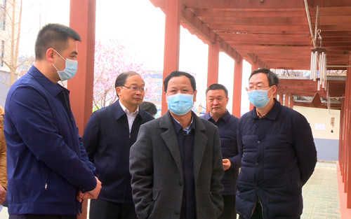 省政法委副書記魏月明來房調研督導維穩工作