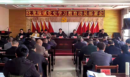 化龍堰鎮：召開黨史學習教育動員部署大會