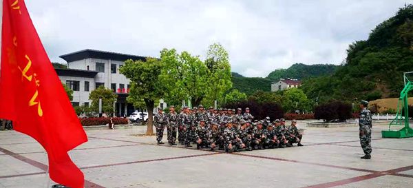 大木廠鎮召開基干民兵點驗大會