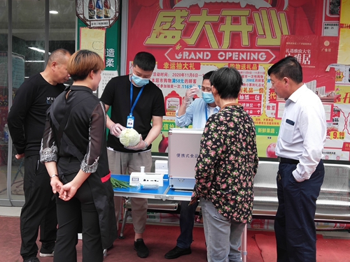 門古市場監管所守住舌尖上的安全