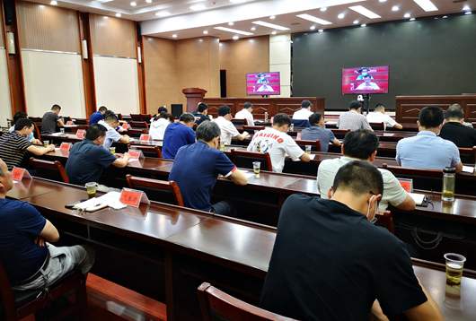 我縣收聽收看全省安委會第二次全會暨安全生產(chǎn)專項整治三年行動推進(jìn)電視電話會