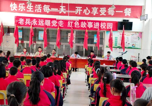 “老兵永遠跟黨走·紅色故事進校園”首期宣講活動走進紅塔鎮(zhèn)五龍小學
