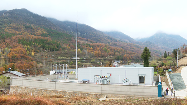 房縣萬峪35千伏變電站正式投產送電