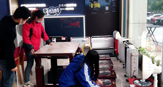 寒潮帶來“暖”消息  取暖設備銷售旺