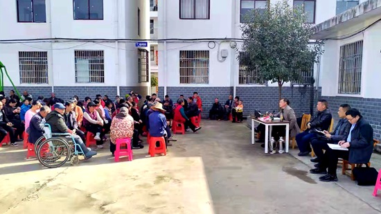 縣政法委工作隊：人勤春來早 駐村幫扶忙