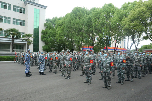 2022年房縣基干民兵點驗在縣武裝部舉行