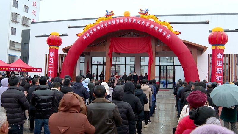 【新春走基層】過小年趕大集 青峰鎮舉辦首屆年貨節