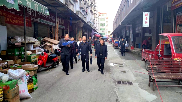 縣創文辦舉行便民疏導點專項整治工作會
