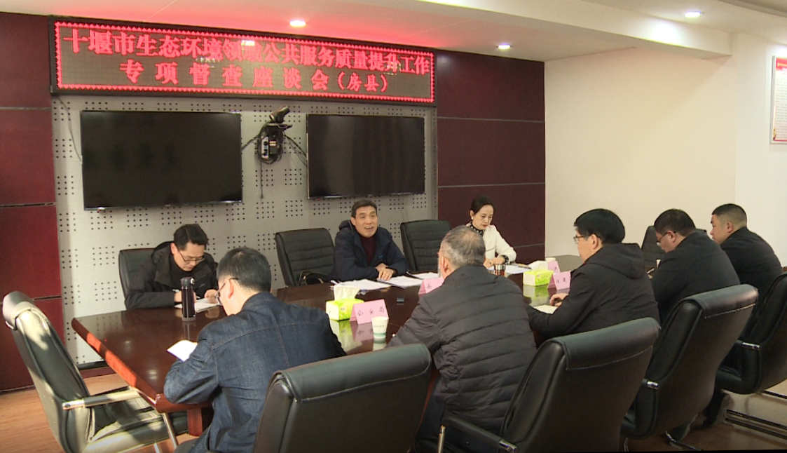 市生態(tài)環(huán)境領域公共服務質量提升專項督察座談會在我縣召開