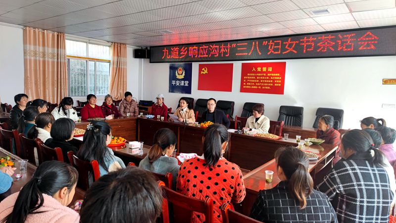 巾幗心向黨 奮進新征程 九道鄉開展慶“三八”婦女節系列活動