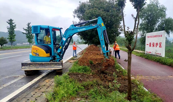縣公路養護中心：綠化公路助力建設“綠色低碳循環發展示范縣”