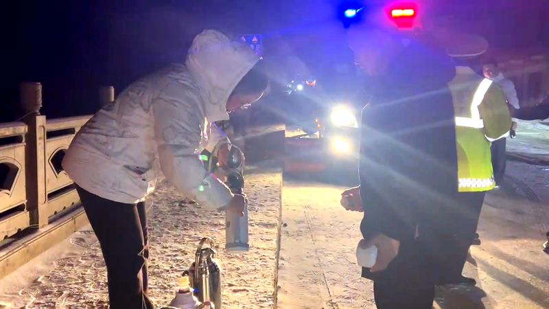 我縣全力服務高速公路滯留司乘人員